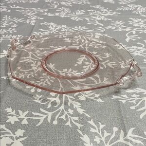 Depression Glass Serving Platter/Tray